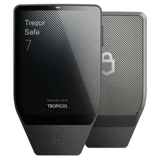 Trezor Safe 7 — Charcoal Black