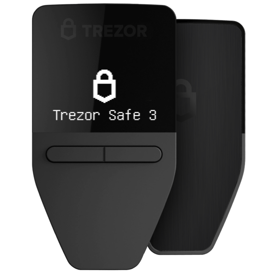 Trezor Safe 3 — Cosmic Black